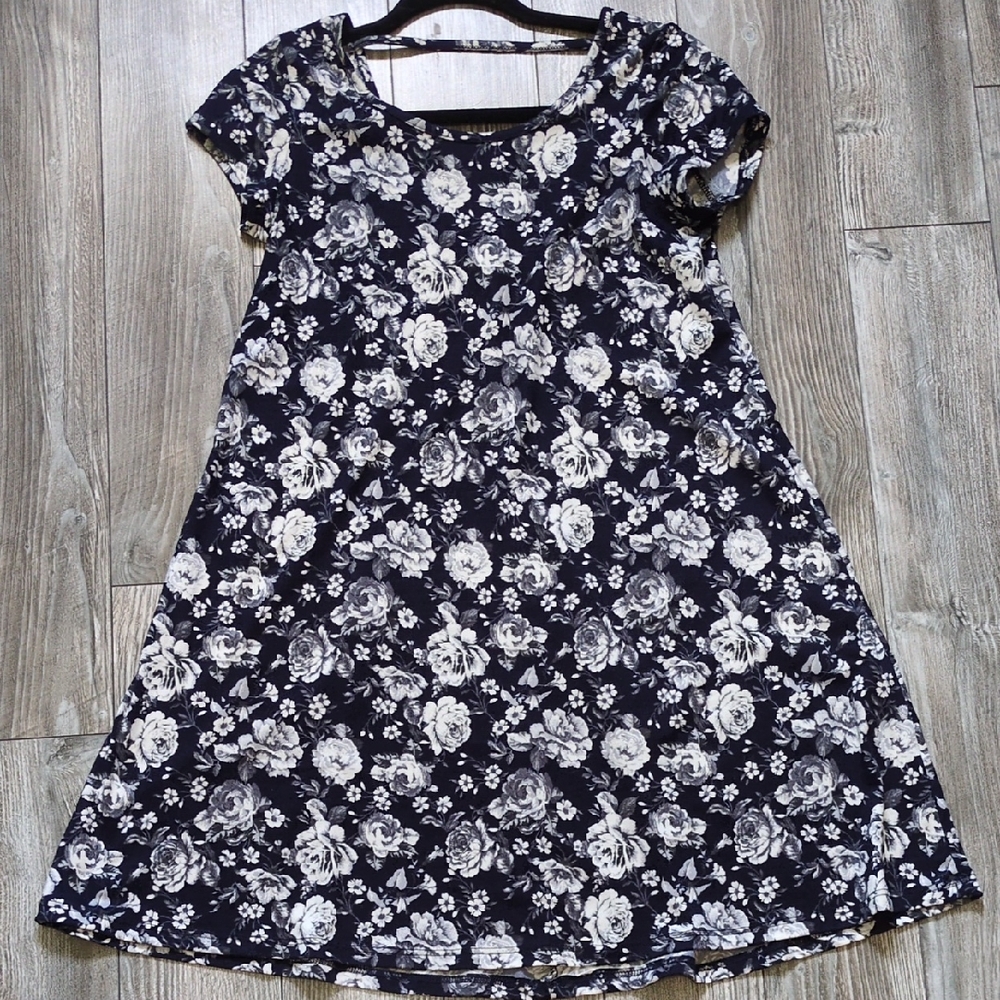 Rebel Sugar Floral Blue and White Dress XS